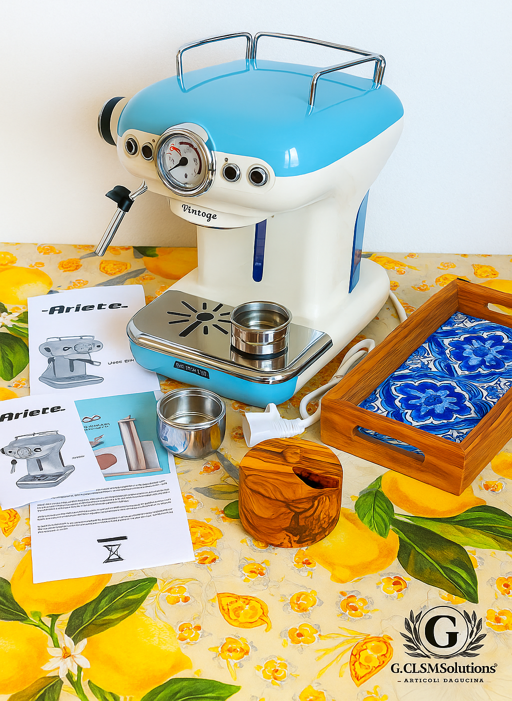 Bundle Freschezza Mediterranea – Ariete Vintage + Legno d’Ulivo - 👉 “Risparmi 10% – Prezzo finale 179,10 - Solo per i primi 12 ordini.